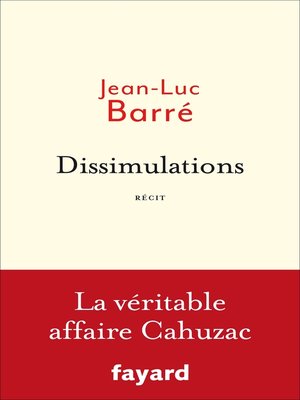 cover image of Dissimulations